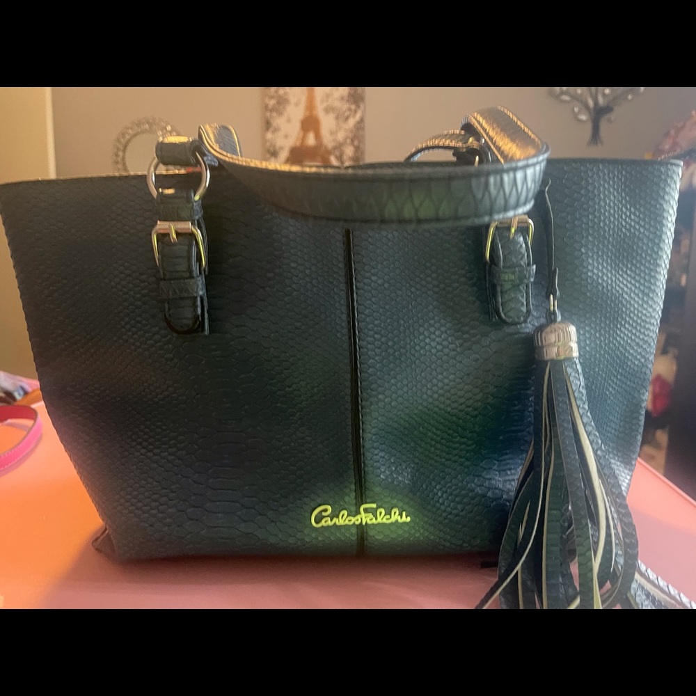Carlos Falchi hand bag